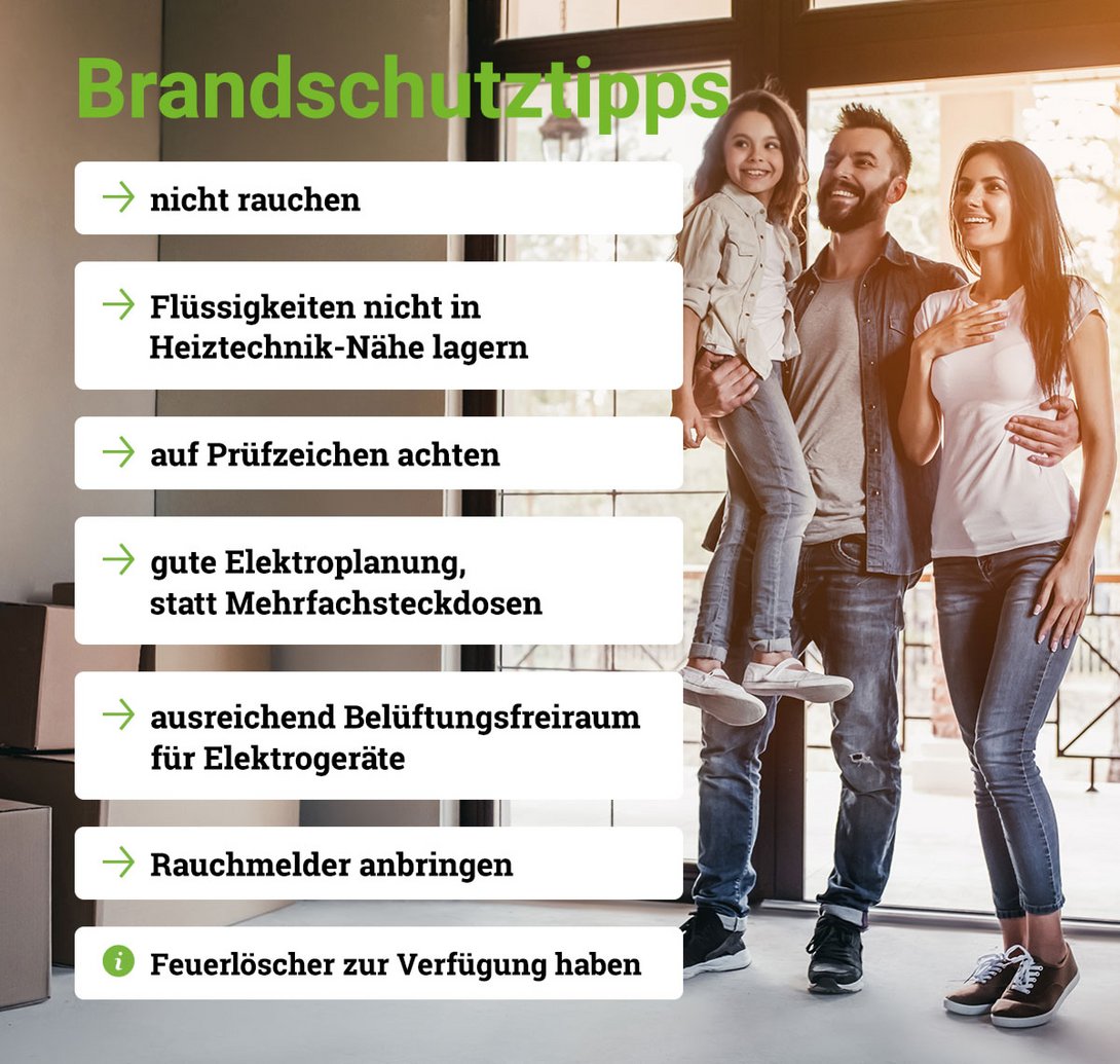 Infografik-Brandschutztipps